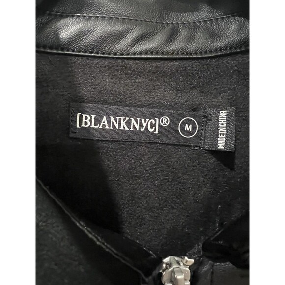 BlankNYC x Free People Black Vegan Leather Jumpsuit With Elastic Waist Medium - Picture 7 of 12